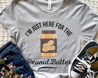 Erdnussbutter Shirt, Erdnussbutter Geschenke, lustige Erdnussbutter T-Shirt, Kinder Erdnussbutter T-Shirt, Lebensmittel Shirt, Foodie Shirt, Geburtstagsgeschenk
