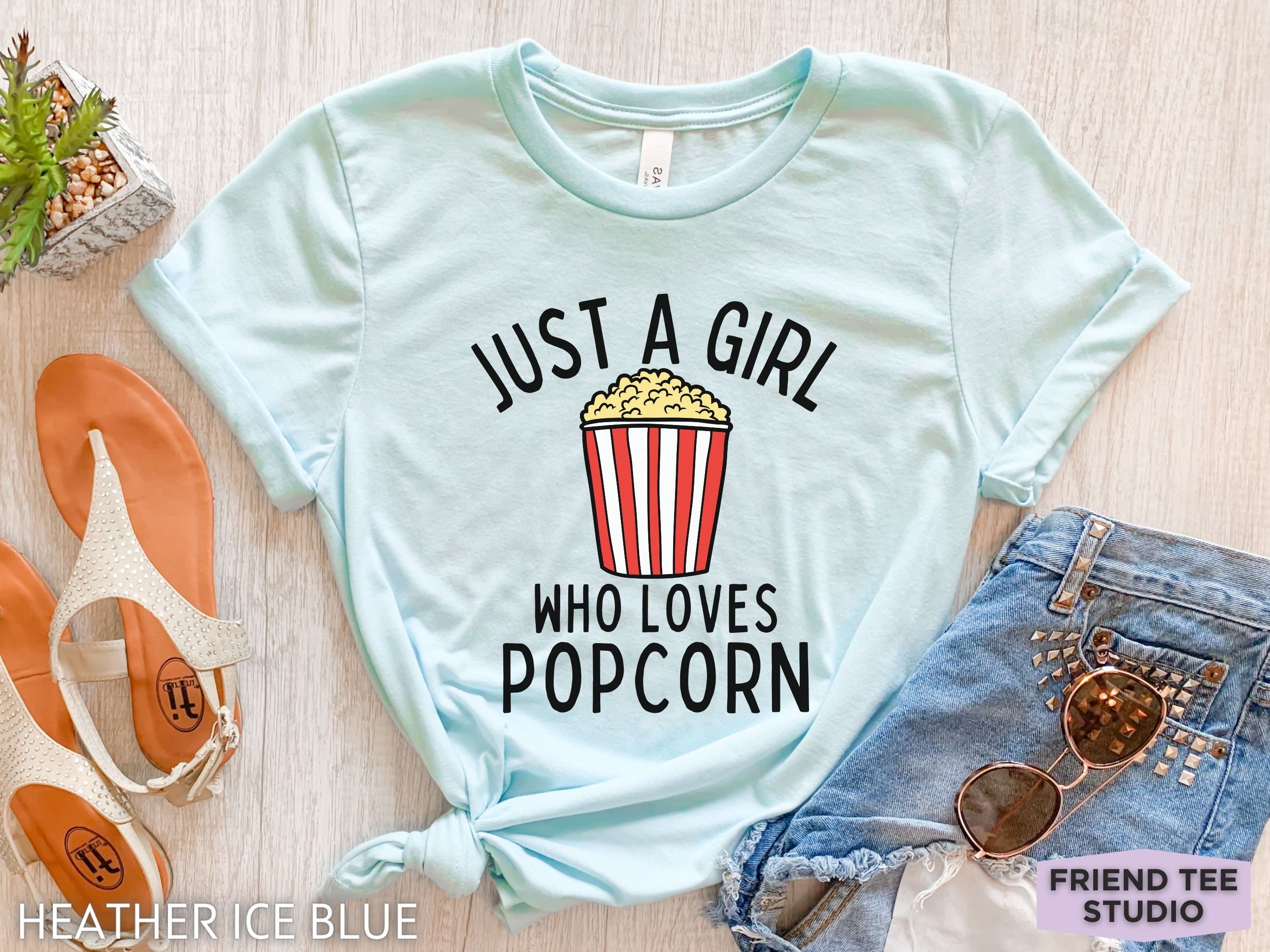 Popcorn Shirt, Funny Popcorn Tshirt, Popcorn Gifts, Girls Popcorn
