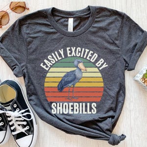 Shoebill Shirt, Shoebill Gifts, Shoe Billed Stork Shirt, Kids Shoebill Tee, Whale headed Stork Shirt, Bird Watcher Shirt, Wildlife T-shirt