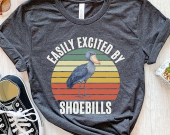 Shoebill Shirt, Shoebill Gifts, Shoe Billed Stork Shirt, Kids Shoebill Tee, Whale headed Stork Shirt, Bird Watcher Shirt, Wildlife T-shirt