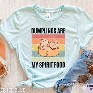 Dumpling-tröja, rolig dumpling-t-shirt, dumpling-presenter, dumpling-t-shirt för flickor, barndumpling-t-shirt, dumpling-t-shirt, dim sum-tröja, yum cha bild 3