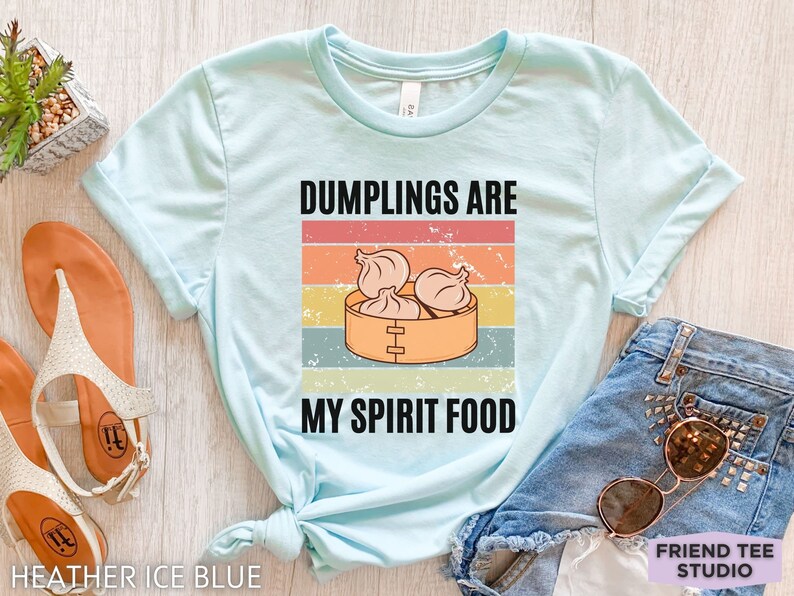 Dumpling-tröja, rolig dumpling-t-shirt, dumpling-presenter, dumpling-t-shirt för flickor, barndumpling-t-shirt, dumpling-t-shirt, dim sum-tröja, yum cha bild 3