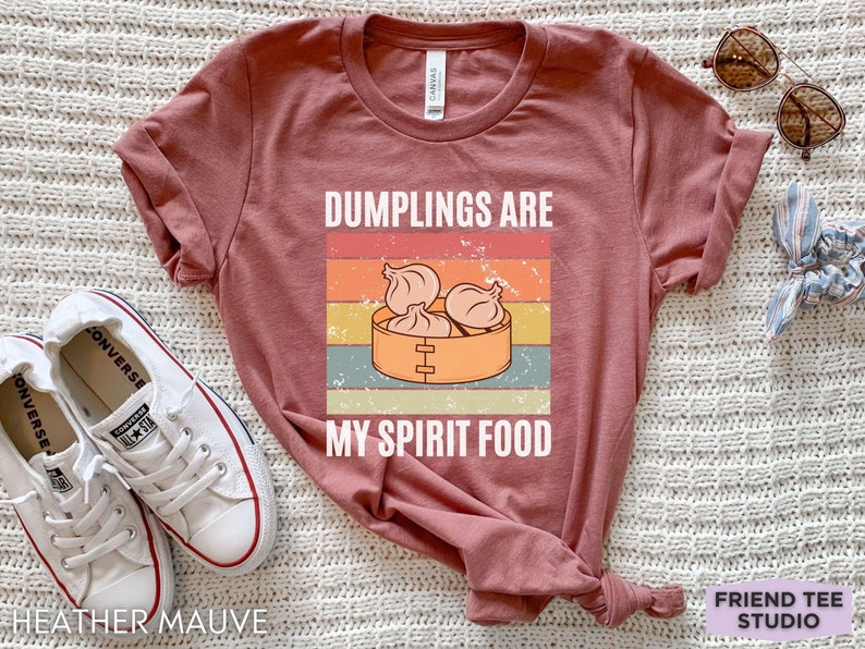 Dumpling-tröja, rolig dumpling-t-shirt, dumpling-presenter, dumpling-t-shirt för flickor, barndumpling-t-shirt, dumpling-t-shirt, dim sum-tröja, yum cha bild 5