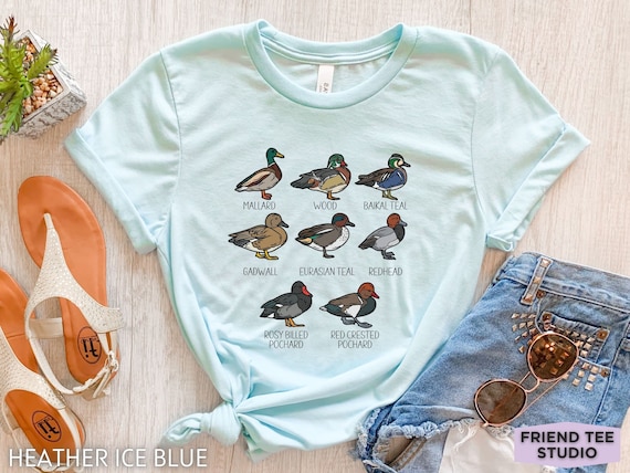 Duck Shirt, Funny Duck T-shirt, Duck Gifts, Girls Duck Tee, Duck Bird, Mallard Duck , Duck Tshirt, Duck T Shirt, Duck Farm, Waterfowl Shirt
