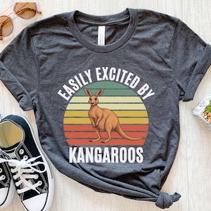 Kangaroo Shirt, Kangaroo Gifts, Kangaroo Tshirt, Funny Shirt, Animal Shirt, Retro Shirt, Australia Shirt, Gift For Her, Gift For Him, Kids