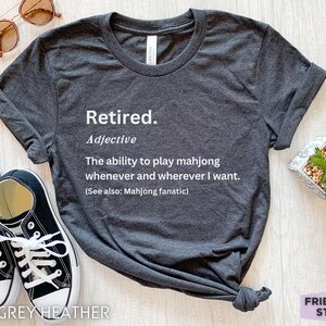 Mahjong T-Shirt, Mahjong Lover Tee, Funny Mahjong Shirt, Mahjong Player Gift, Mahjong Tile T-Shirt, Mahjong Game Shirt, Cute Mahjong Apparel image 6