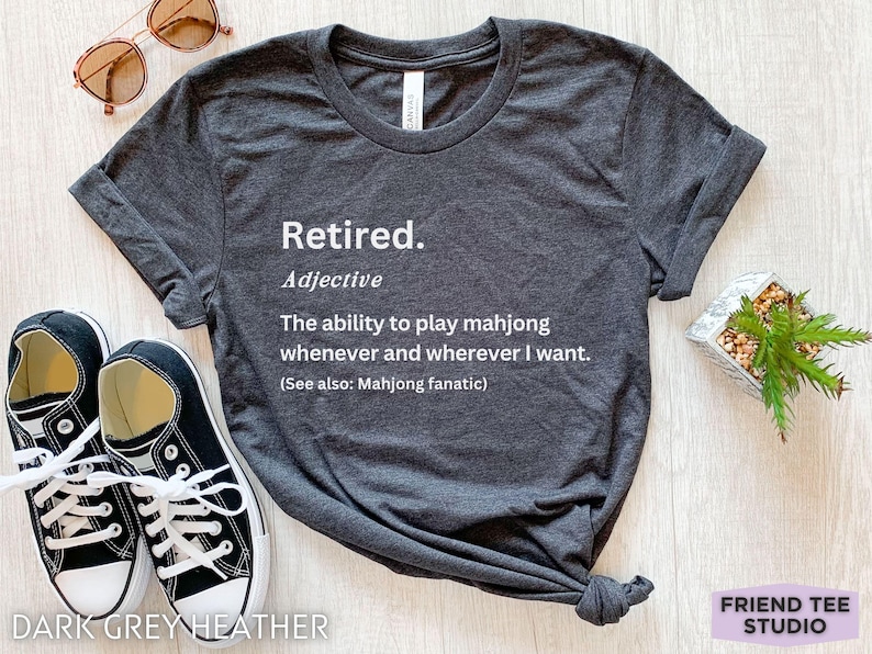 Mahjong T-Shirt, Mahjong Lover Tee, Funny Mahjong Shirt, Mahjong Player Gift, Mahjong Tile T-Shirt, Mahjong Game Shirt, Cute Mahjong Apparel image 6