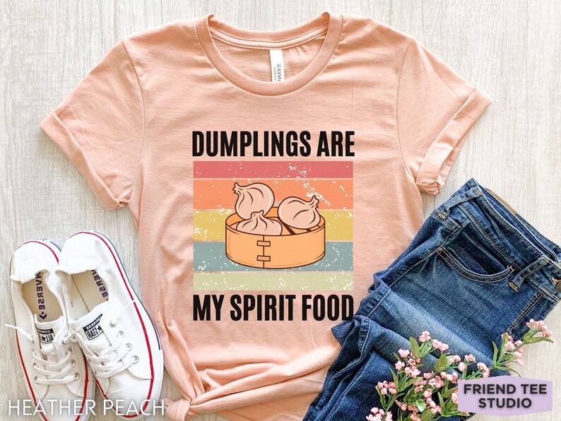Dumpling-tröja, rolig dumpling-t-shirt, dumpling-presenter, dumpling-t-shirt för flickor, barndumpling-t-shirt, dumpling-t-shirt, dim sum-tröja, yum cha bild 2