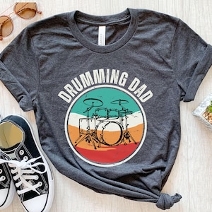Drummer Shirt, Drummer T Shirt, Drummer Gifts For Dad, Funny Drumming Shirt, Drummer Birthday Gift, Fathers Day Gifts For Drummers