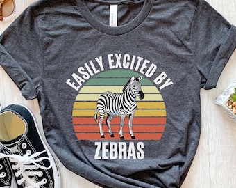 Zebra Shirt, Zebra Gifts, Zebra Print, Funny Animal Shirts, Safari Shirt, Africa Shirt, Zoo Shirt, Gift For Her, Gift For Him, Retro Shirt