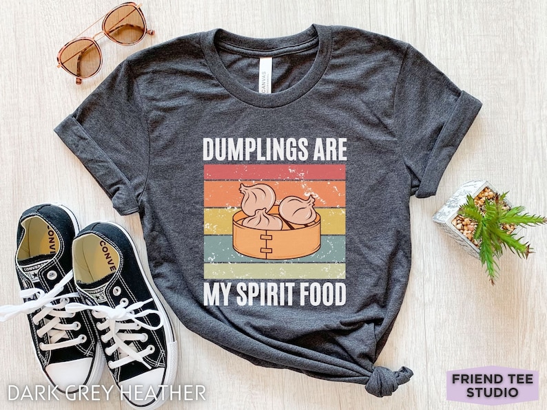 Dumpling-tröja, rolig dumpling-t-shirt, dumpling-presenter, dumpling-t-shirt för flickor, barndumpling-t-shirt, dumpling-t-shirt, dim sum-tröja, yum cha bild 1