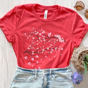 Cherry Blossom Shirt, Cherry Blossom Gifts,  Sakura Blossom, Japanese Cherry, Cottagecore Shirt, Floral Shirt, Sakura Shirt, Gift For Her