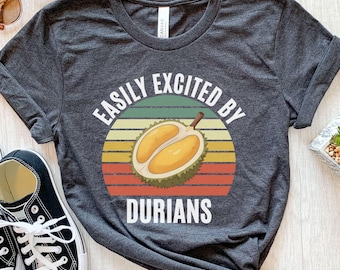 Durian Shirt, Durian Gifts, Funny Durian T-shirt, Durian Fruit Shirt, Kids Durian Tee, Exotic Fruit, Durian Lover Gift, Durian Graphic Tee