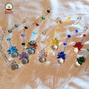 Crystal Suncatcher – Colorful Hanging Decor with Crystal Ball –Rainbow Window Ornament for Home, Car or Meditation Space