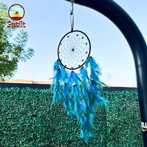 Beaded Dreamcatcher: Boho Wall Hanging with Feathers