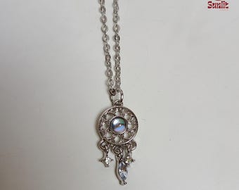 Dreamcatcher Necklace | Hippie Necklace | Statement Secklace | Spirit Inspired Jewelry Gift | Crystal Necklace | Tree of Life Jewelry