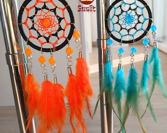 Colorful Feather Dreamcatcher | Beaded Dreamcatcher | Colorful Mandala Dreamcatcher | Dreamcatcher Wall Hanging | Housewarming Birthday Gift
