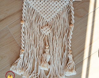 Boho Macrame Wall Hanging | Boho Room Decor | Botanical Wall Art | Macrame Decor | Wallhanging macrame | Woven Wall Art Decor