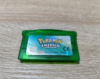 Pokemon Emerald-versie NIEUWE BATTERIJ (Game Boy Advance) Opgeschoond, getest, authentieke NMINT