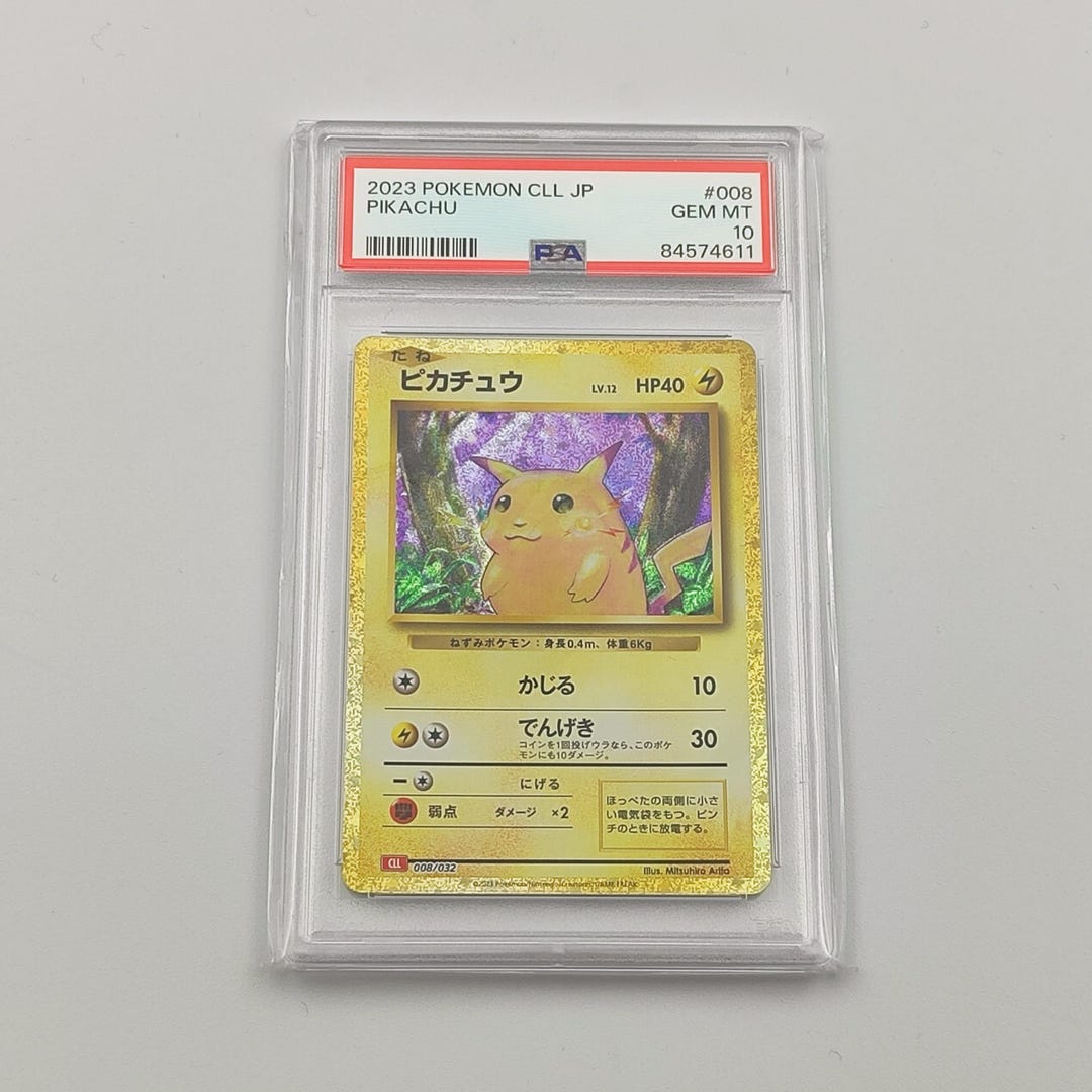 PSA 10 2023 Pikachu CLL JP Pokemon Card Game Classic Japanese - Etsy