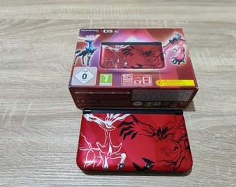 Pokemon "Xerneas Yveltal Red" Nintendo 3DS XL Console Complete RARE