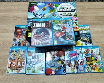 Nintendo Wii U Deluxe Set 32GB Black Console - BRAND NEW UNUSED (Open Box) + Game Bundle