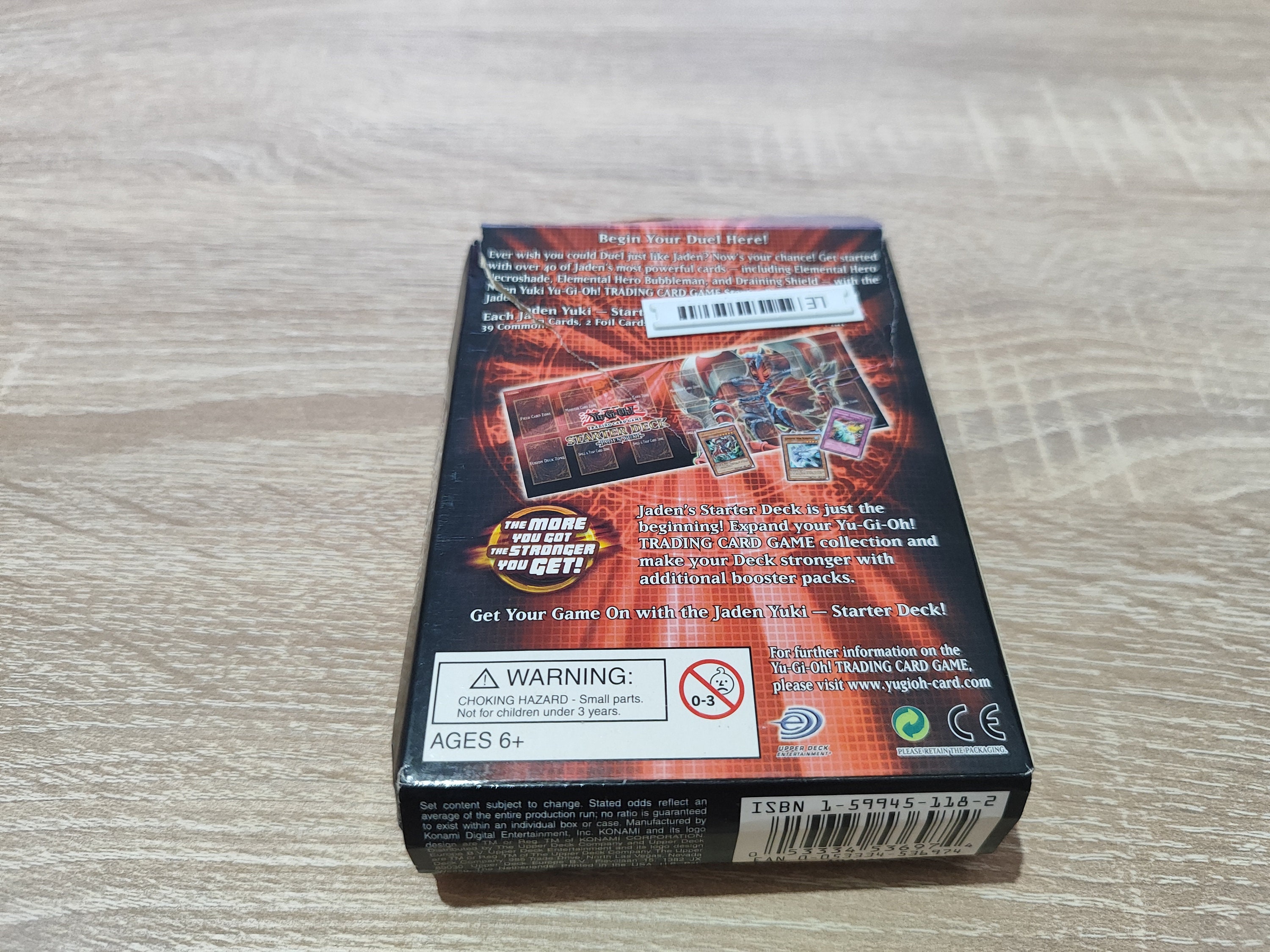 Yugioh 1996 Starter Deck Jaden Yuki Opened COMPLETE *read