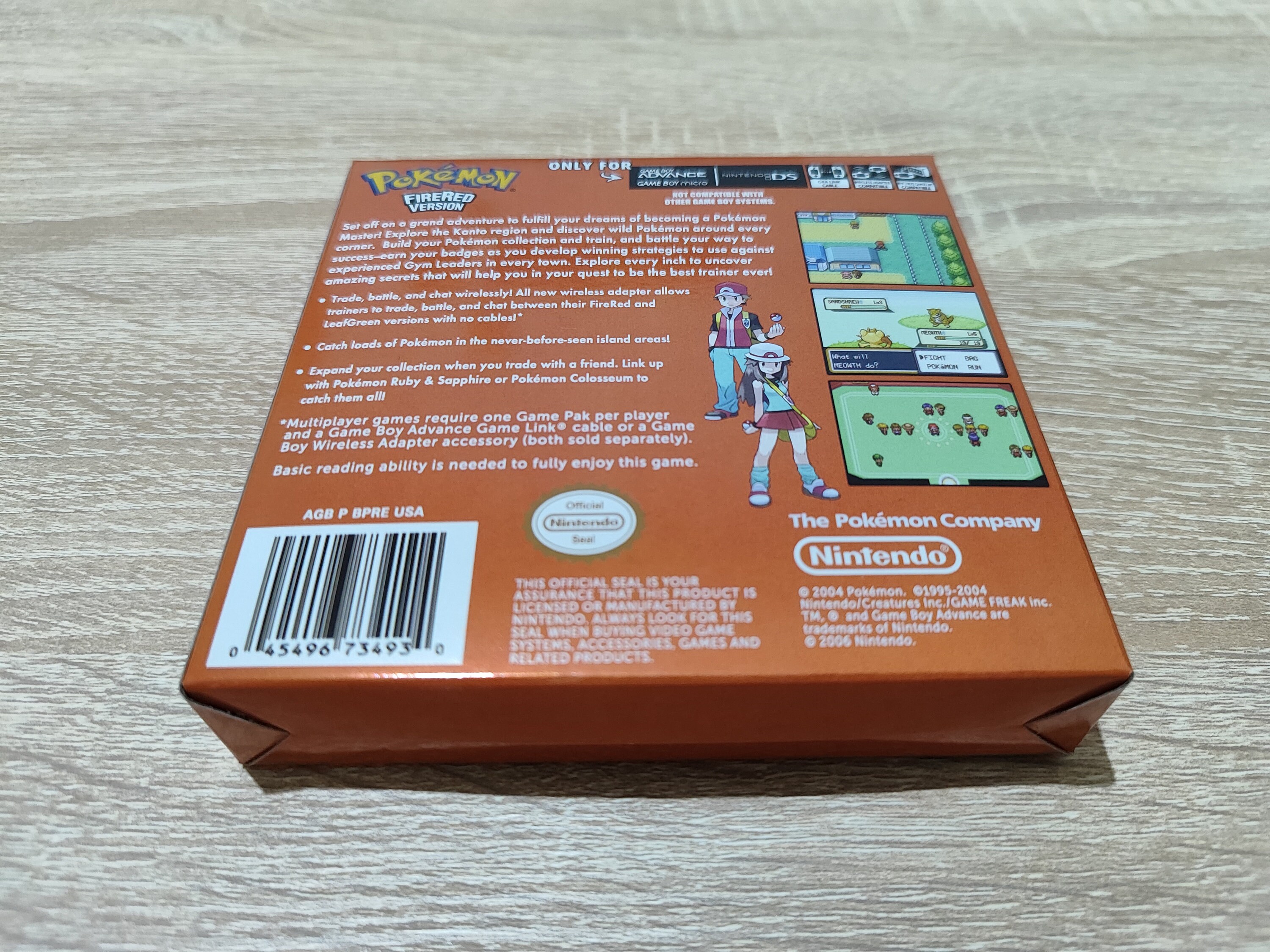 ポケモン ファイアレッド USA バージョン 交換用ボックス インサート