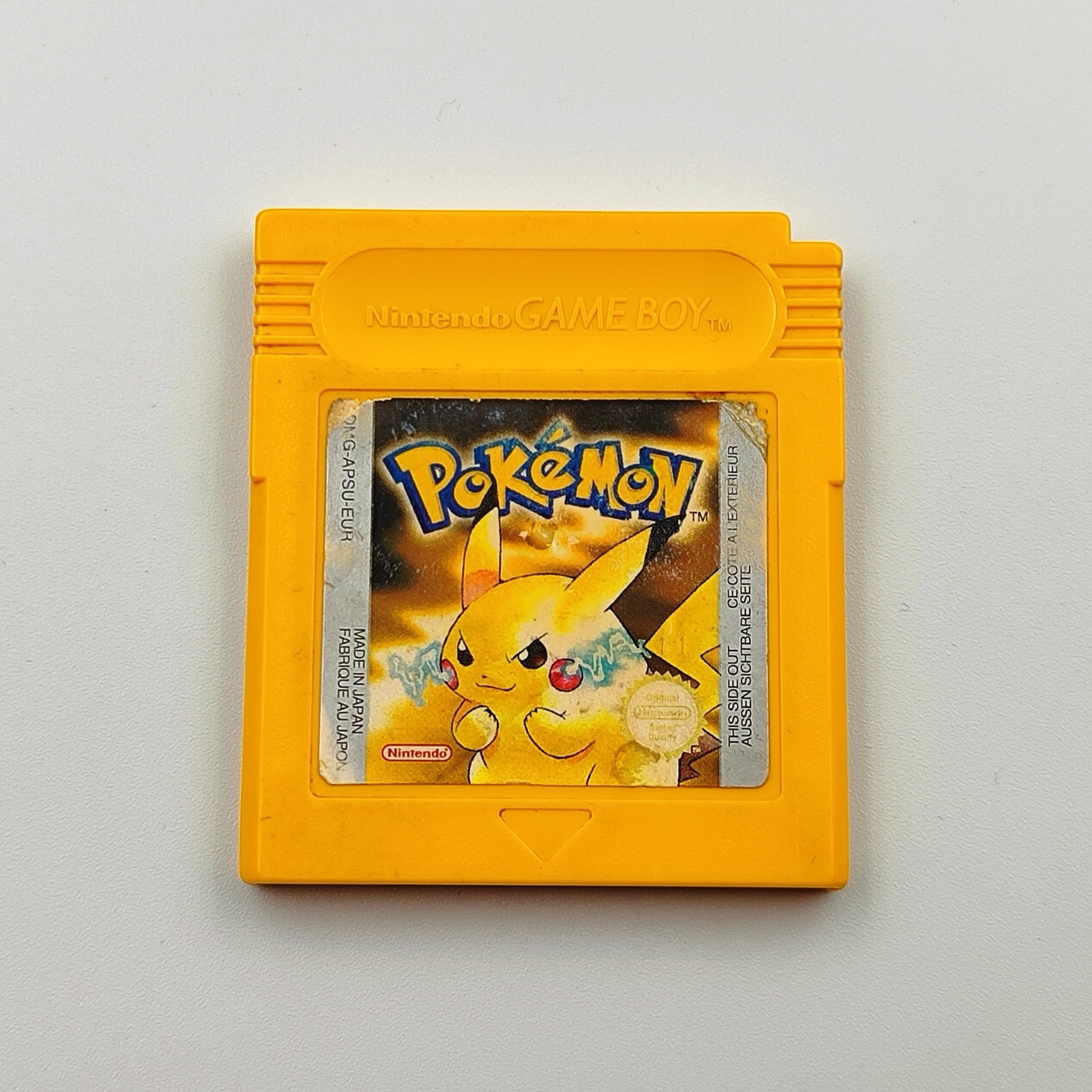 POKÉMON VERSION JAUNE Gameboy , cartouche officiel en français EUR 1,00
