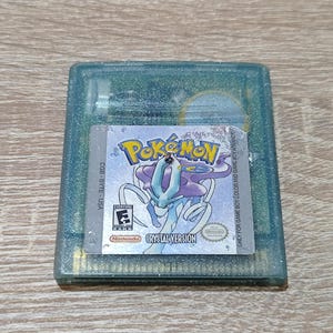 ポケモンクリスタル USA版 GBC (ゲームボーイカラー、2001) *新品電池* 正規品