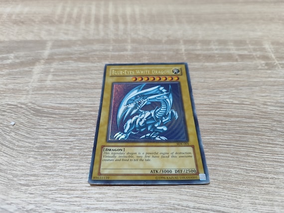 Yugioh 1996 Starter Deck Kaiba Opened SDK Blue Eyes COMPLETE