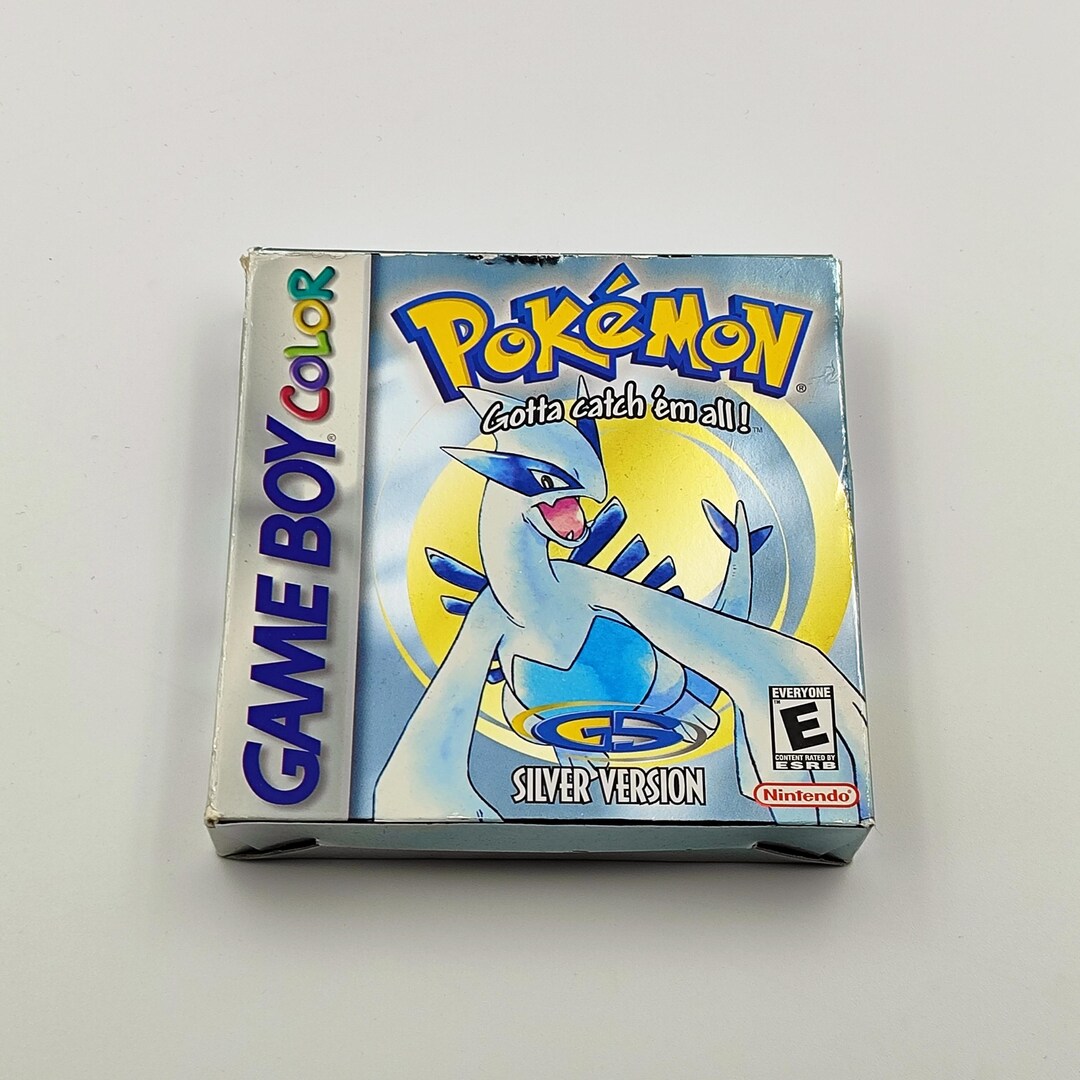 Pokemon Silver Version Game Boy Color – Complete in Box CIB – Original ...