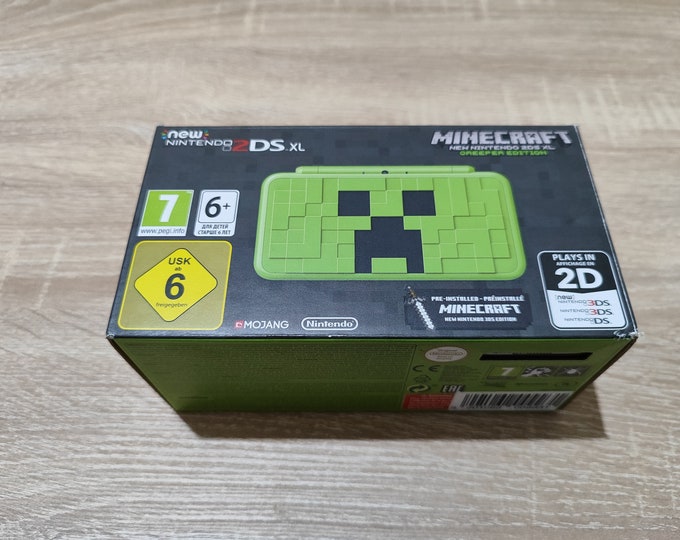 2DS XL Minecraft Creeper Edition Console - Etsy