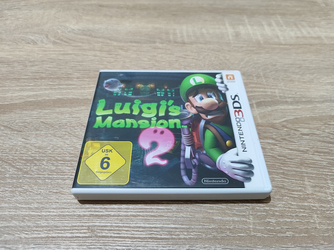 Luigi's Mansion Nintendo 3DS XL 2DS Game W/case Insert US - Main Image