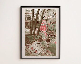 Skatepark Flora / Poster en édition limitée / A3 / Risographie