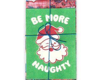 SOYEZ PLUS NAUGHTY / Cartes de vœux / Risographie / Weinachtskarten