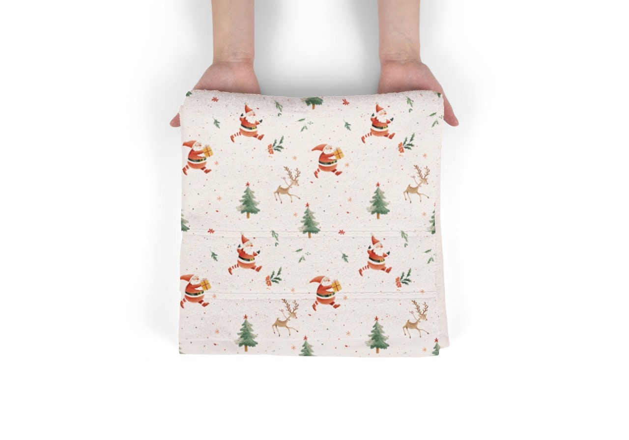 Santa's Vintage Artworks, Seamless Pattern, Repeat Pattern, Winter ...