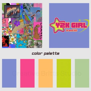 Y2K Girl Brand Kit - Etsy