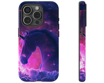 Handy Hülle Galaxy Einhorn für IPhone, Samsung, Google Smartphones