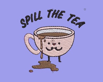 spill the tea cup