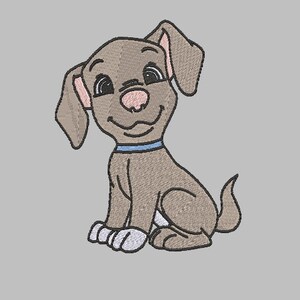 cheerful little pup