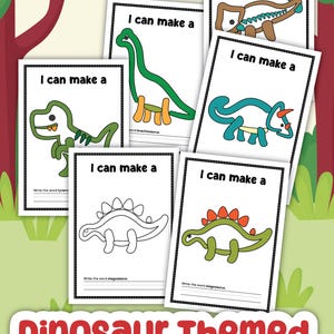Dinosaur Playdough Mats Dinosaur Activity Preschool Activity Fine Motor Skills Dinosaur Birthday Party Dinosaur Party Favor Playdoh Activity