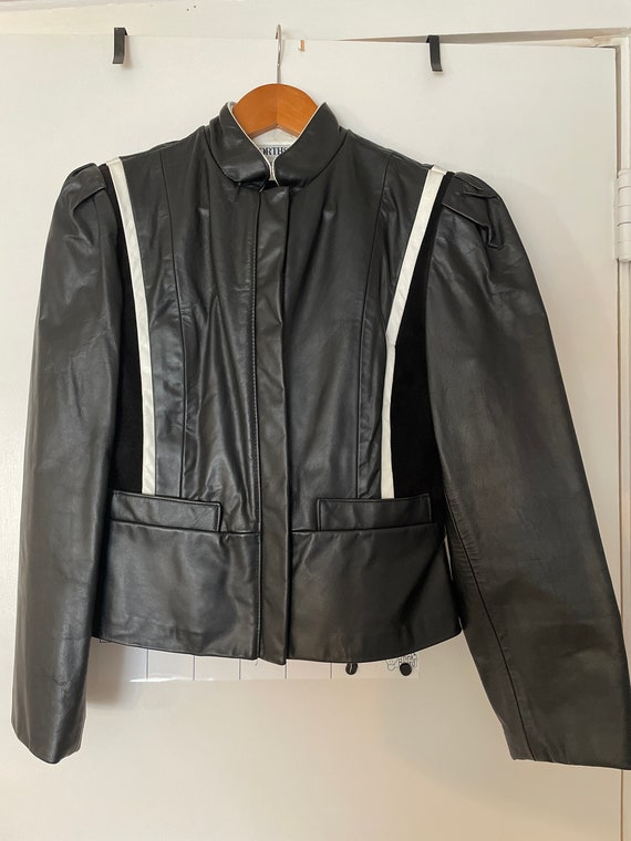 Amazing 80s leather and suede jacket