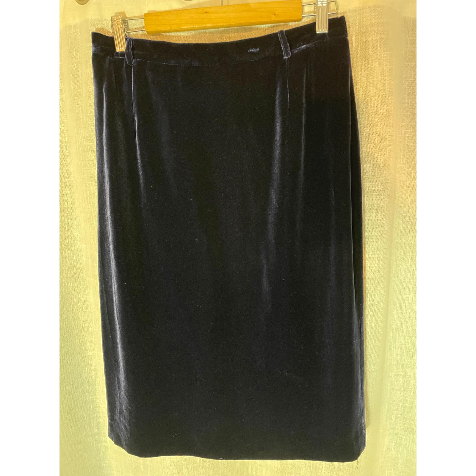 Jupe Vintage Mondi Des Années 80 - Bleue, Taille S14 UK, Longueur Genou - Occasion Très Bon état