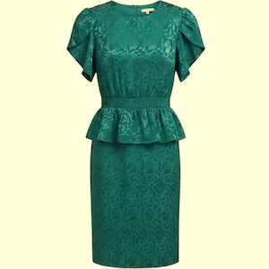 green jacquard samantha dress Pomander Place Tuckernuck green jacquard