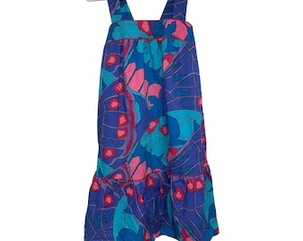 Vestido vintage Sun Dreams Y2k con estampado de mariposas, talla XS EUC, para playa