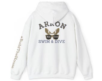 Sweat à capuche de bain et de plongée Akron University