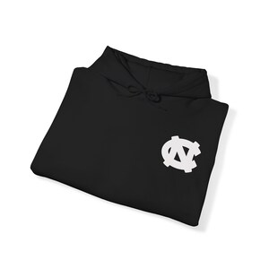 North Carolina UNC Tarheels Tar Heel Born Hoodie with North Carolina Arm Logo and Front Logo image 3