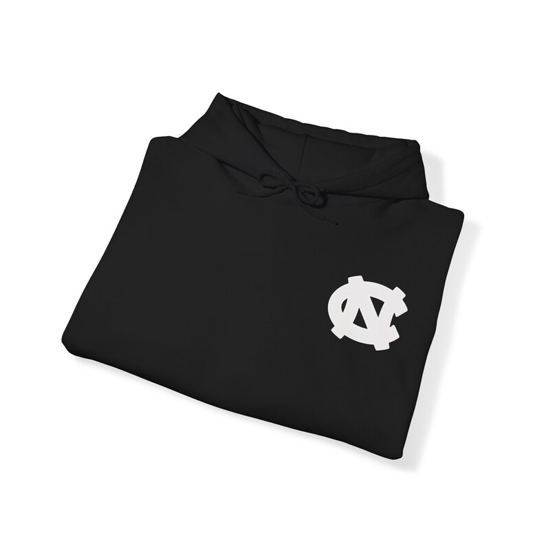 North Carolina UNC Tarheels Tar Heel Born Hoodie with North Carolina Arm Logo and Front Logo image 3