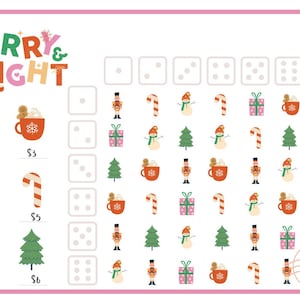 Printable Roll the Dice Savings Challenge